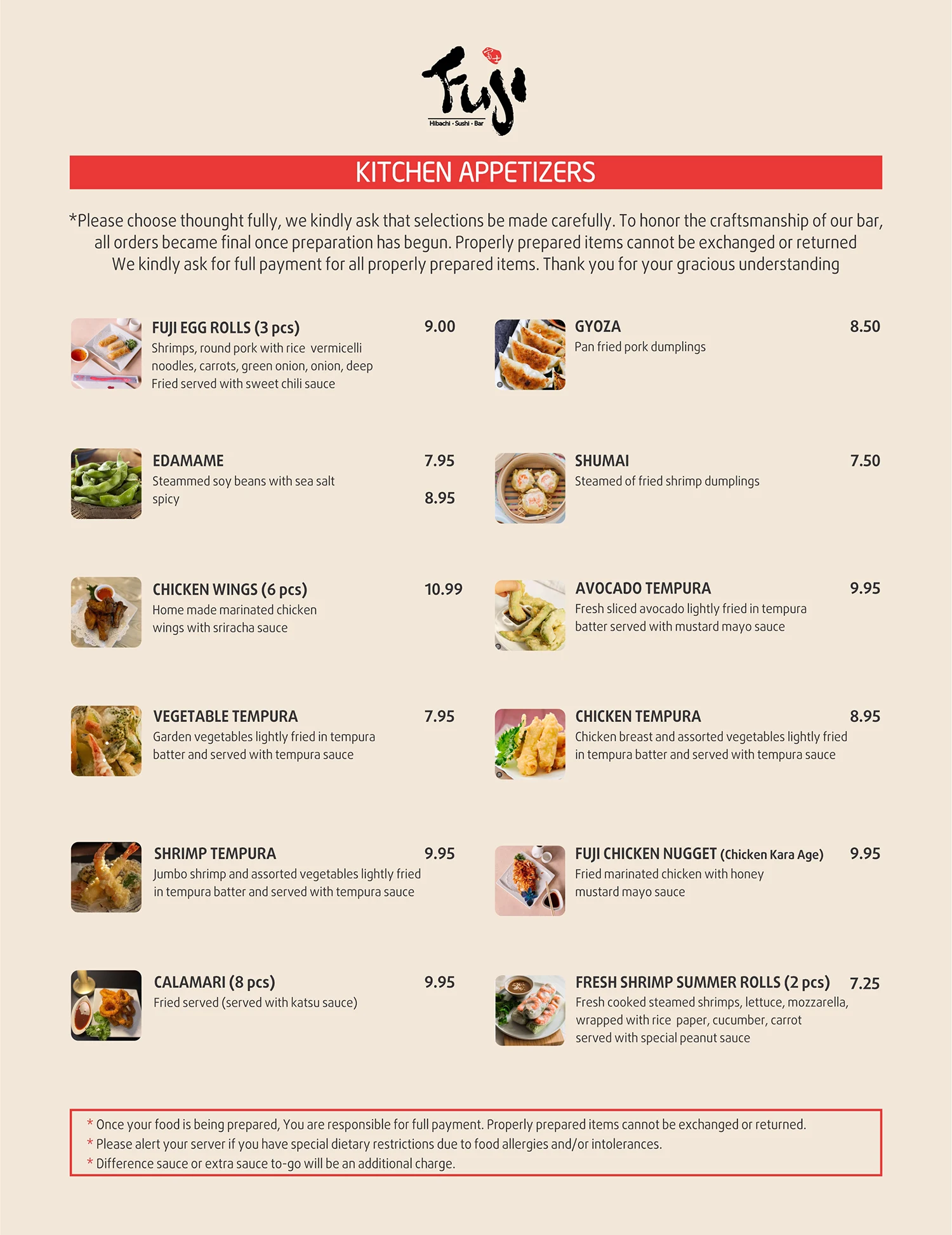 Fuji Hibachi Sushi And Lava Bar