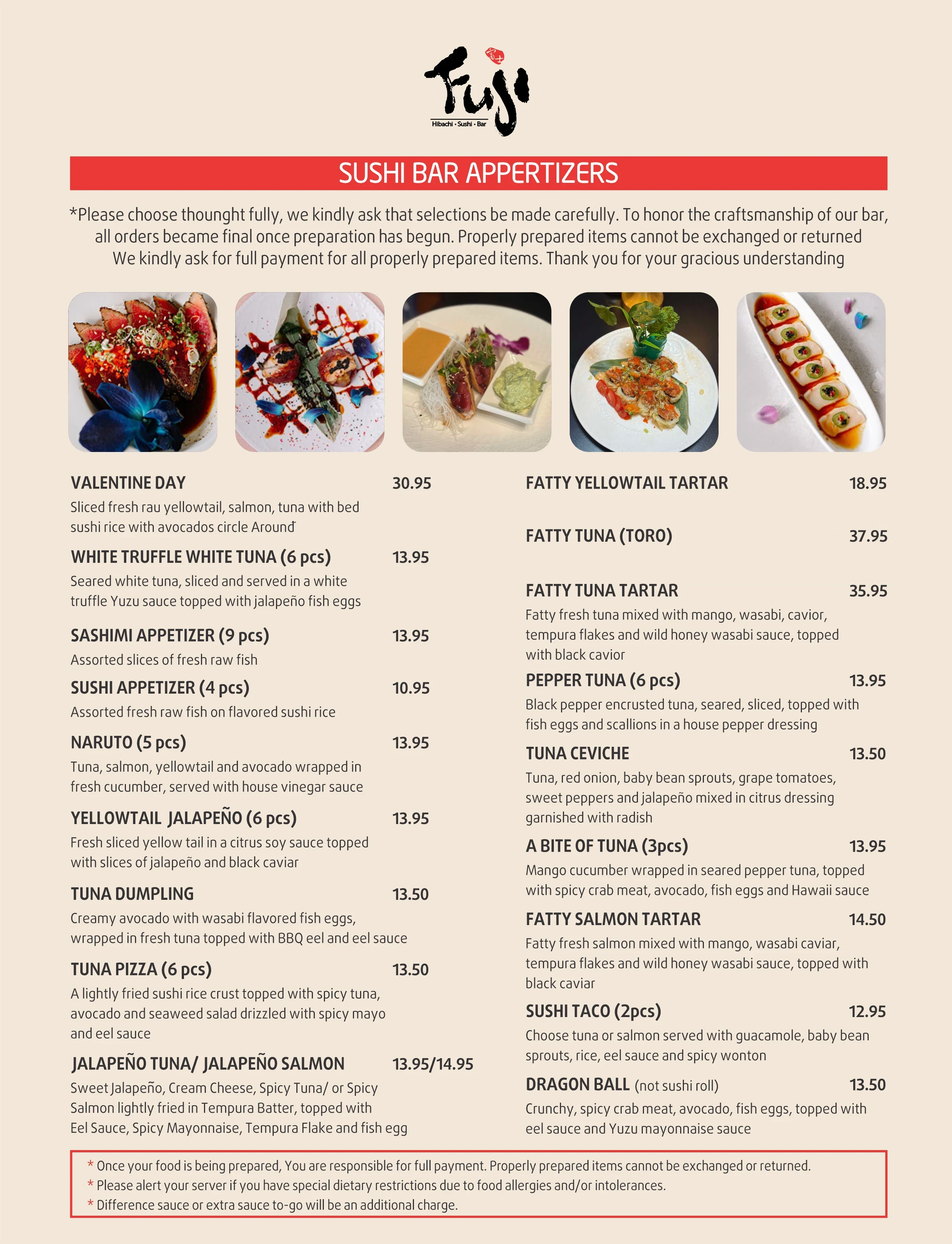 Fuji Hibachi Sushi And Lava Bar