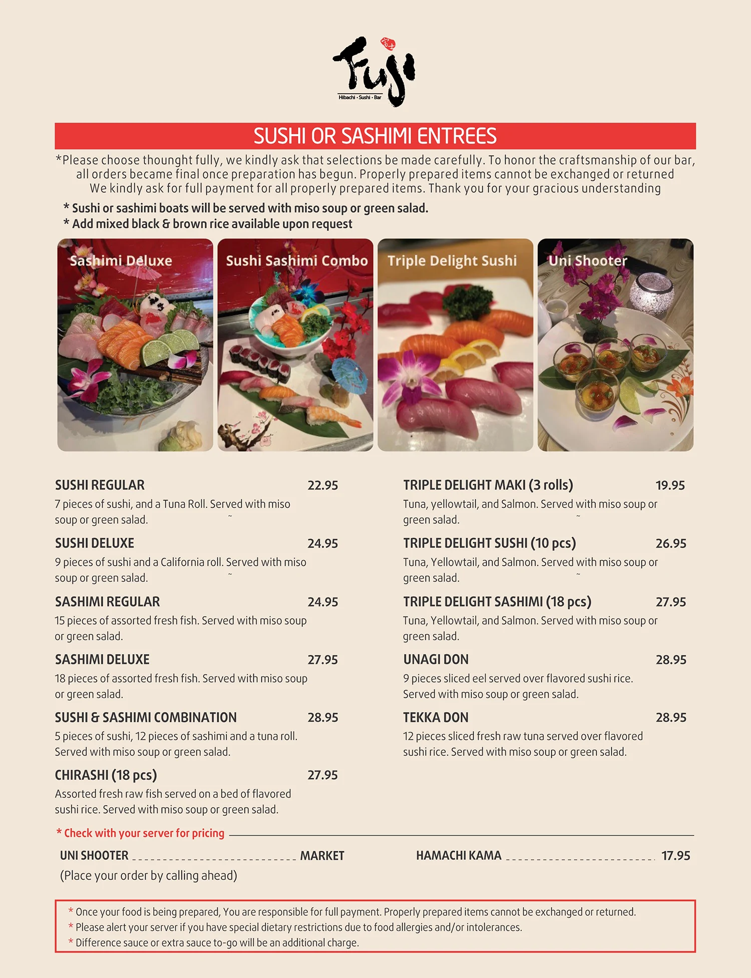 Fuji Hibachi Sushi And Lava Bar