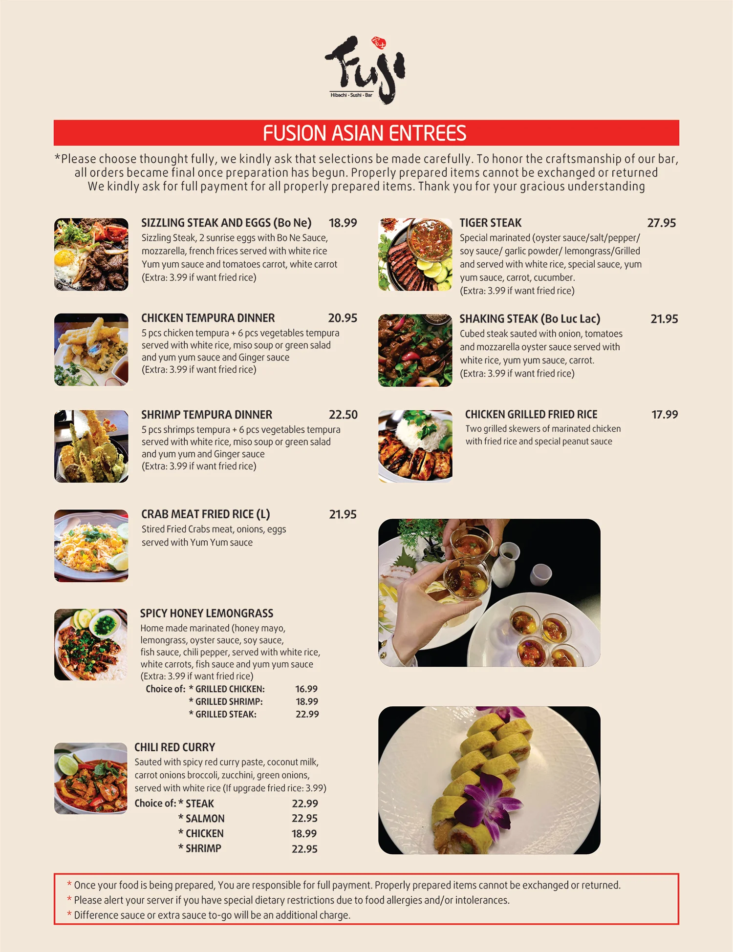 Fuji Hibachi Sushi And Lava Bar