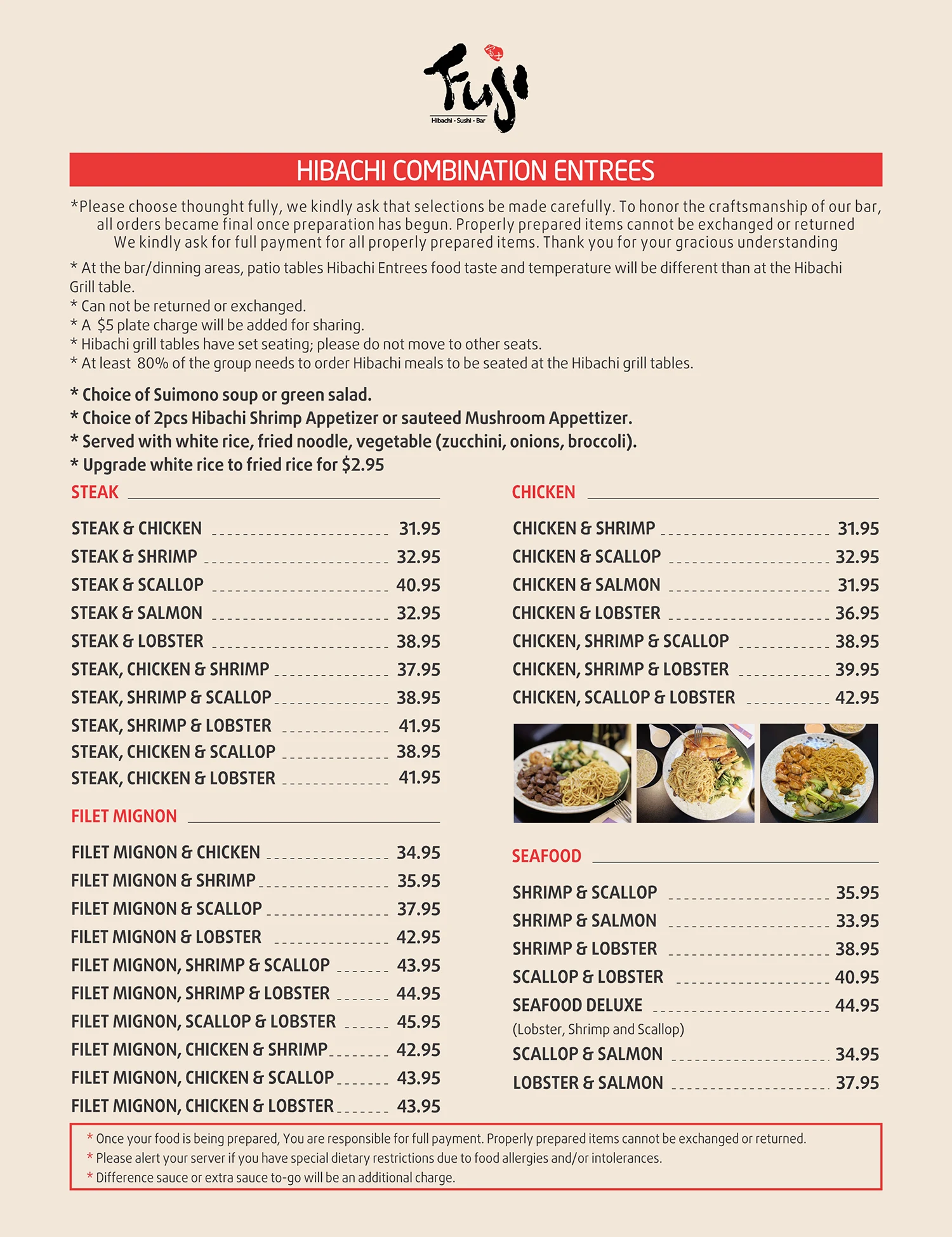 Fuji Hibachi Sushi And Lava Bar